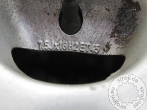 Vse ostalo, Ostali 7,5 J x 16  H 2  ET 45