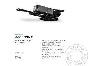 Drobilci kamna, mlini, Ostali DROBILEC - RECIKLATOR KOMPLET SHREDDER KROKODILE  