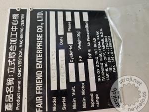 Obdelovalni centri  Vertikalni obdelovalni center, Ostali Feeler HV-32A-AP