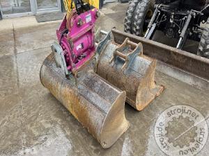 Bagri na kolesih, YANMAR B95W - POWERTILT - 3X ŽLICA - 4715 UR