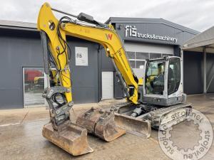 mini bagri wacker et90 powertilt 3x lica 2018 letnik kamera