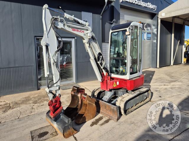 Mini bagri, TAKEUCHI TB138FR - POWERTILT - 3X ŽLICA - 2015 LETNIK