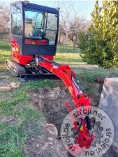 Mini bagri, Ostali Mini bager 2.2T Kubota D1105 14.5kW+n.plan.+mulčer