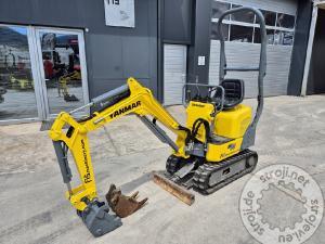 mini bagri yanmar sv08 1a 2018 letnik 1740 ur 2x lica