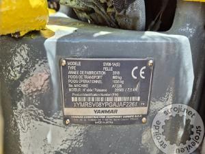 Mini bagri, YANMAR SV08-1A - 2018 LETNIK - 1740 UR - 2X ŽLICA