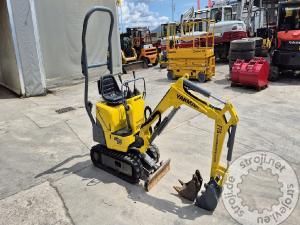 Mini bagri, YANMAR SV08-1A - 2018 LETNIK - 1740 UR - 2X ŽLICA