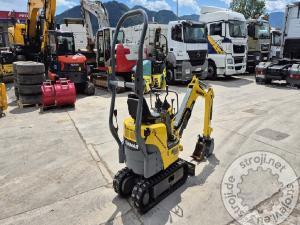 Mini bagri, YANMAR SV08-1A - 2018 LETNIK - 1740 UR - 2X ŽLICA
