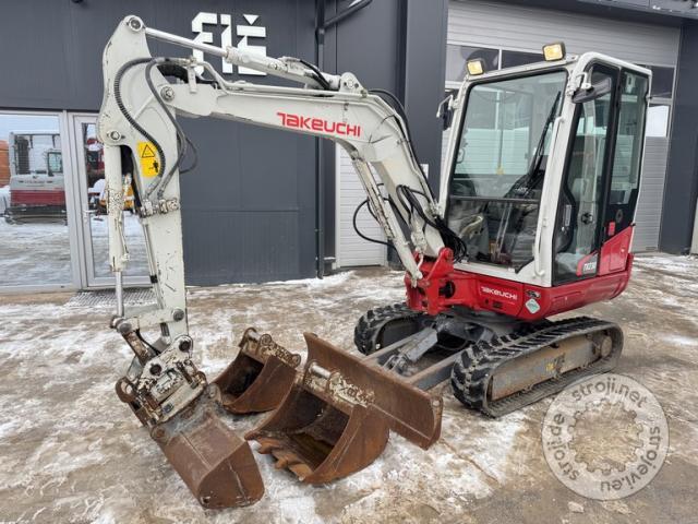 Mini bagri, TAKEUCHI TAKEUCHI TB230 - POWERTILT - 3X ŽLICA -2017 LETNIK