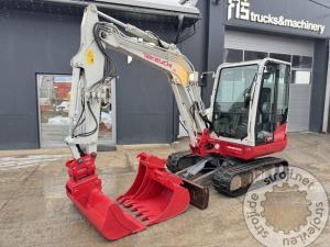 mini bagri takeuchi tb240 powertilt 3x lica 2016 letnik