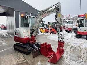 Mini bagri, TAKEUCHI TB240 - POWERTILT - 3X ŽLICA - 2016 LETNIK