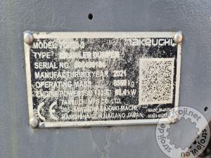 Demperji demper goseničar, TAKEUCHI TCR 50-2 - 2021 GODINA - 780 UR – AC