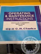Obdelovalni stroji za plastiko, gumo ostalo, Ostali Termoformirka CR Clarke 1820 – Skoraj nova