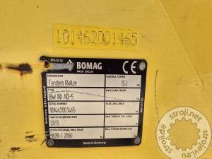 Valjarji tandem valjar, BOMAG BW 80 AD-5 - 2013 LETNIK - 1010 UR