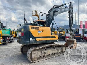 Bagri goseničarji, HYUNDAI HX220AL - POWERTILT - 2023 LETNIK - 1155 UR