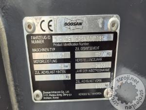 Bagri na kolesih, Ostali DX100W-7 - POWERTILT - 4X ŽLICE - STABILIZATORJI