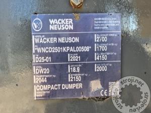 Demperji demper, WACKER NEUSON DW20 – LETNIK 2021 – 1340 DELOVNIH UR – HID