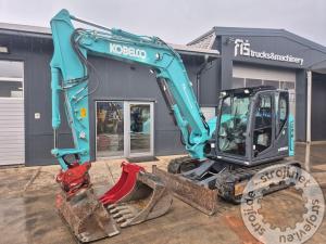 mini bagri kobelco sk85msr 7 powertilt 3x lice letnik 2019
