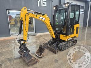 mini bagri jcb 16c 1 letnik 2021 935 delovnih ur powertilt